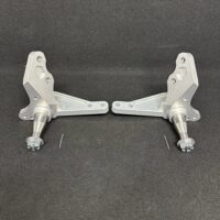 BILLET Alum. Spindles / Stock-Type V8 Brakes (79-93 Mustang) / Pair
